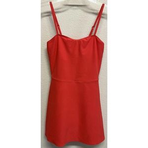 COPY - Alo Yoga Alosoft Courtside Tennis Dress Short Skort Sz M Coral Red